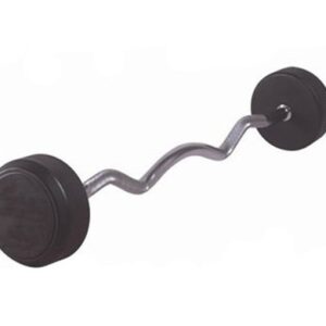 SV-3011 Fixed Curl Rubber Barbell