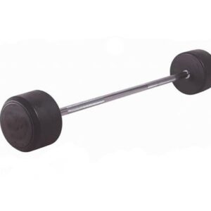 SV-3012 Fixed Straight Rubber Barbell